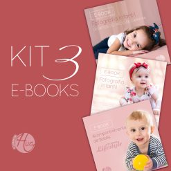 kit 3 e-books de fotografia